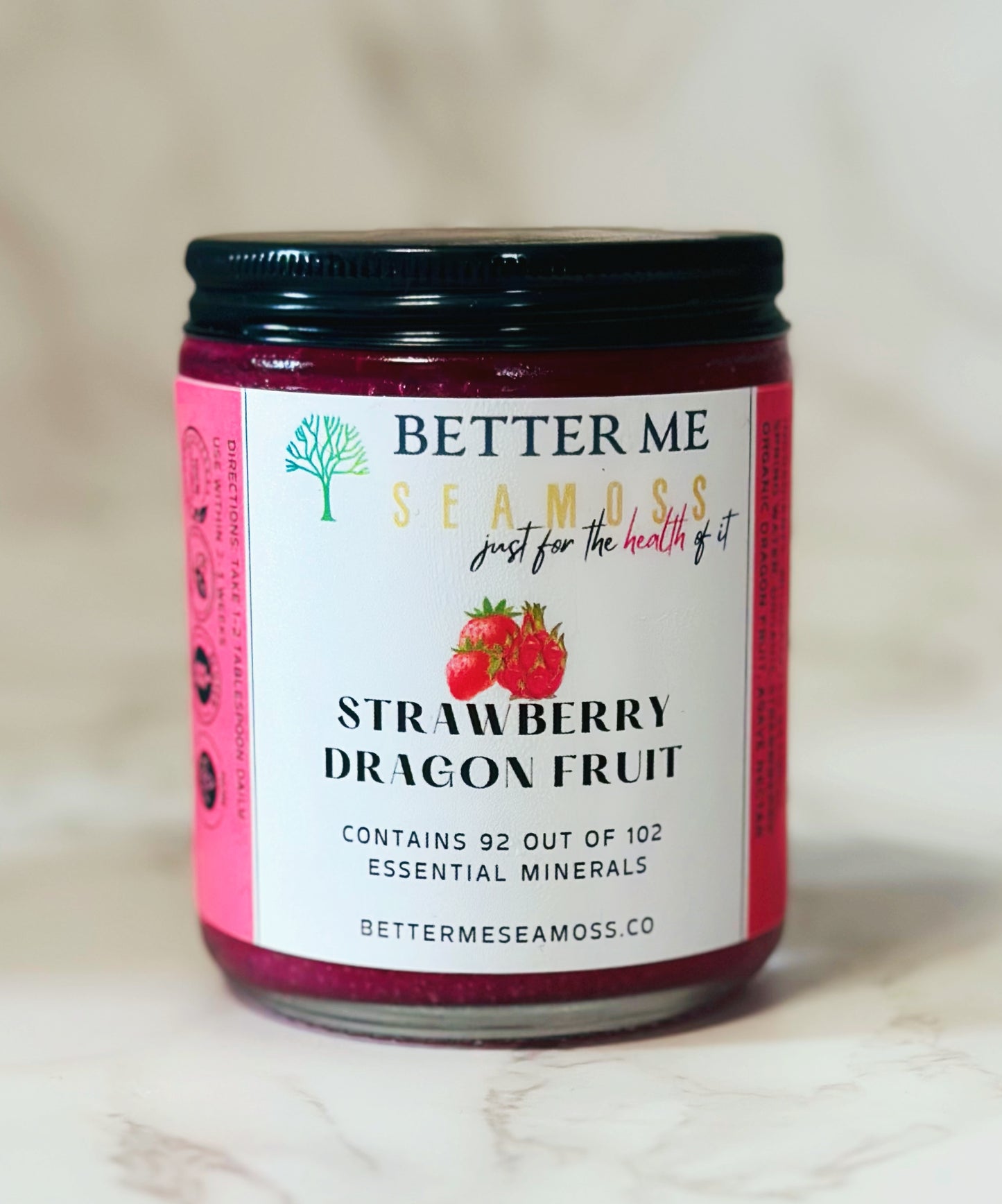 STRAWBERRY DRAGONFRUIT SEAMOSS